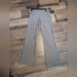 Gray Flared Yoga Pants